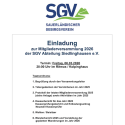 Mitgliederversammlung am 06.03.2026 SGV-Abt. Siedlinghausen