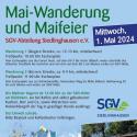 Maiwanderungen und Maifeier am 1. Mai 2024